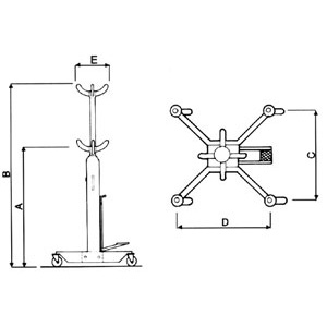 2227F - HYDRAULIC TROLLEY LIFTERS - Prod. SCU